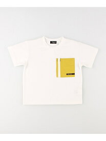 【SALE／50%OFF】ビッグポケット 半袖Tシャツ COMME CA ISM コムサイズム トップス カットソー・Tシャツ ホワイト ブルー【RBA_E】[Rakuten Fashion]