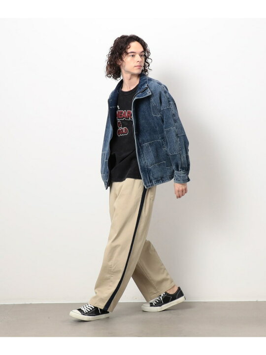楽天市場】【SALE／10%OFF】パッチワーク風デニムショートブルゾン 