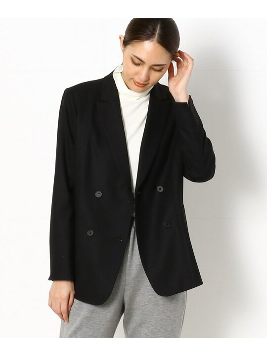 楽天市場】【SALE／30%OFF】ストレッチフラノ ダブルブレスト 