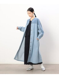 【SALE／30%OFF】デニムシャツワンピース ONIGIRI コムサイズム ワンピース・ドレス シャツワンピース ブルー ネイビー【RBA_E】【送料無料】[Rakuten Fashion]