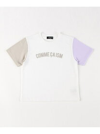 【SALE／31%OFF】半袖ロゴTシャツ COMME CA ISM コムサイズム トップス カットソー・Tシャツ グリーン ピンク ホワイト【RBA_E】[Rakuten Fashion]