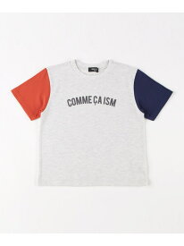 半袖ロゴTシャツ COMME CA ISM コムサイズム トップス カットソー・Tシャツ グリーン ピンク ホワイト[Rakuten Fashion]