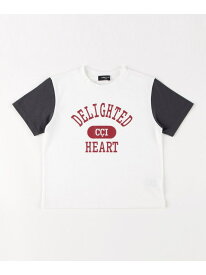 【SALE／37%OFF】グラフィックプリント 半袖Tシャツ COMME CA ISM コムサイズム トップス カットソー・Tシャツ ネイビー パープル ホワイト グリーン【RBA_E】[Rakuten Fashion]