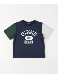【SALE／20%OFF】グラフィックプリント 半袖Tシャツ COMME CA ISM コムサイズム トップス カットソー・Tシャツ ネイビー パープル ホワイト グリーン【RBA_E】[Rakuten Fashion]