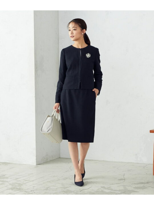 楽天市場】【SALE／50%OFF】【セットアップ対応】ツイード ノーカラー 