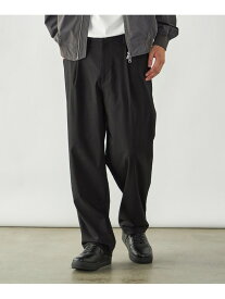 【スマートベーシックパンツ】ハイテンションツイル ワイドテーパードパンツ COMME CA ISM コムサイズム パンツ その他のパンツ ベージュ ブラック グレー ネイビー【送料無料】[Rakuten Fashion]