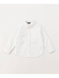 【SALE／10%OFF】イージーケア ピンポイントオックスフォード 長袖 シャツ(100-130cm) COMME CA ISM コムサイズム トップス シャツ・ブラウス ホワイト【RBA_E】[Rakuten Fashion]