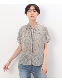 [ TALLサイズ ] カットジャカードドットプリント ボウタイブラウス K.T KIYOKO TAKASE TALL コムサ トップス シャツ・ブラウス【送料無料】[Rakuten Fashion]