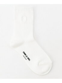 ワンポイント刺繍 クルーソックス COMME CA FILLE コムサ・フィユ 靴下・レッグウェア 靴下[Rakuten Fashion]