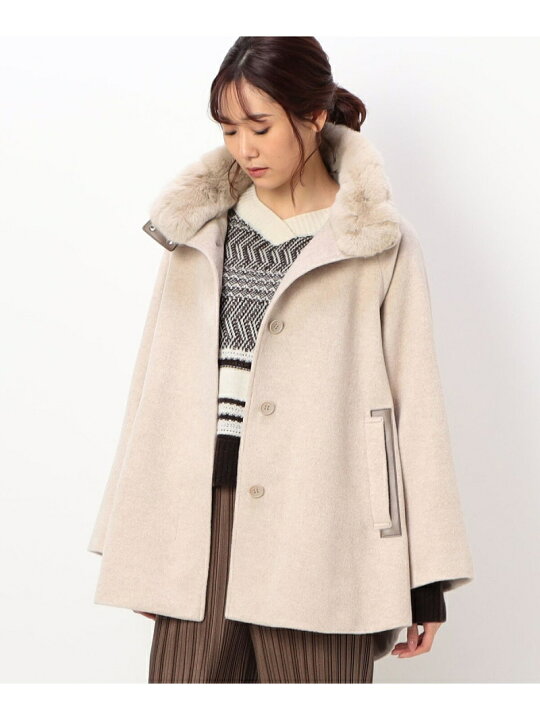 楽天市場】【SALE／28%OFF】アンゴラウール Aラインショートコート K.T 