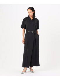 【SALE／50%OFF】[ TALLサイズ ] ニュー・オフィススタイル オールインワン COMME CA TALL コムサ オールインワン・オーバーオール オーバーオール・サロペット ブラック【RBA_E】【送料無料】[Rakuten Fashion]