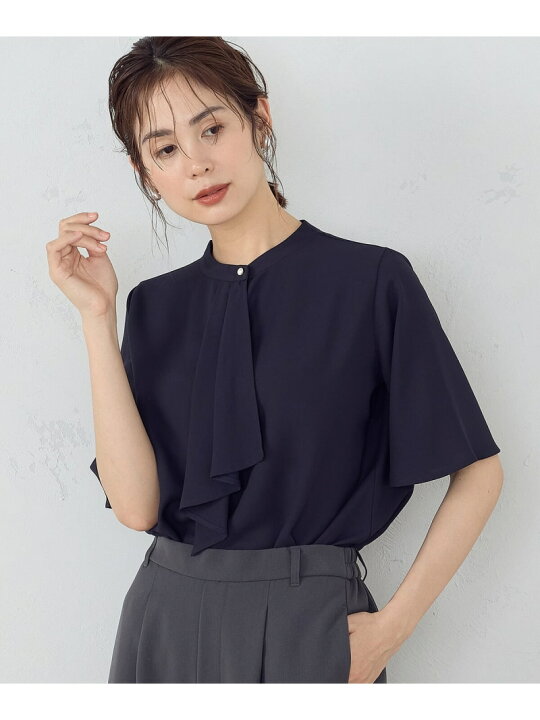 楽天市場】【SALE／10%OFF】ボウタイ風 半袖ブラウス COMME CA ISM 