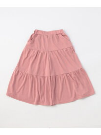 【SALE／60%OFF】速乾 ロング ティアードキュロット COMME CA ISM コムサイズム スカート その他のスカート ホワイト ピンク ブラック【RBA_E】[Rakuten Fashion]