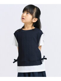 レイヤード半袖Tシャツ COMME CA ISM コムサイズム トップス カットソー・Tシャツ ホワイト[Rakuten Fashion]