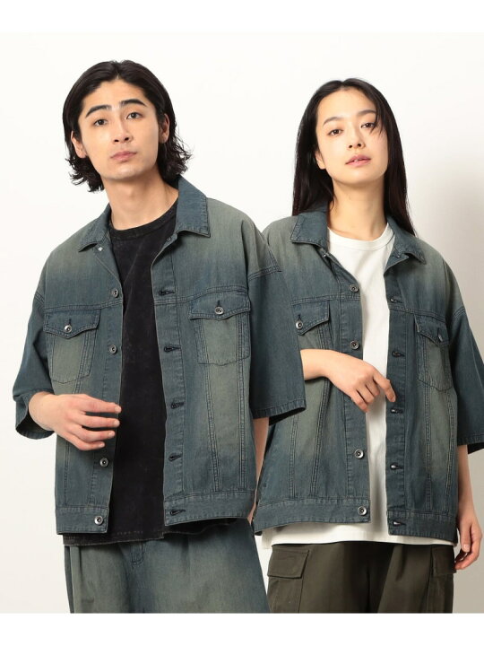 楽天市場】【SALE／10%OFF】ライトオンスデニム 半袖Gジャン 