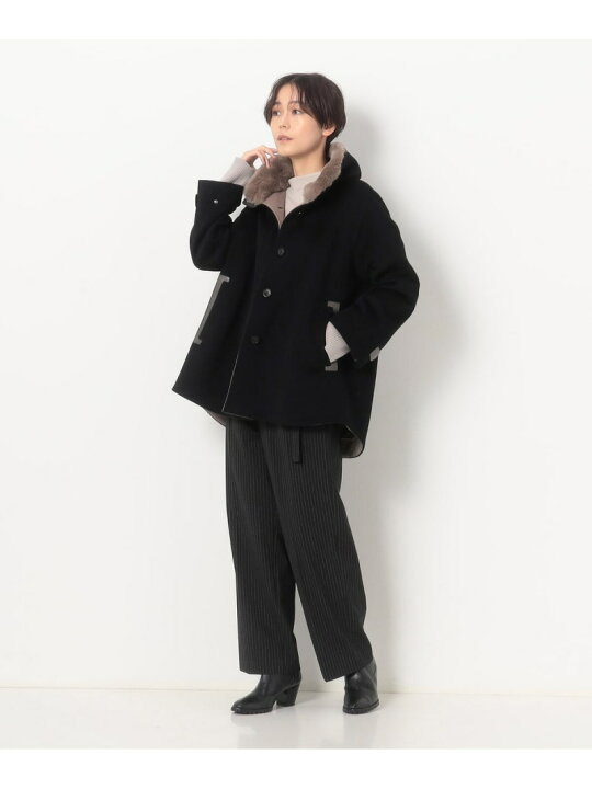 楽天市場】アンゴラウール Aラインショートコート K.T KIYOKO TAKASE 