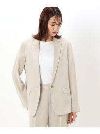 【SALE／28%OFF】[ TALLサイズ ] 【セットアップ対応】ドライトリアセクロス ジャケット COMME CA TALL コムサ ジャケット・アウター テーラードジャケット・ブレザー ベージュ ブラック【RBA_E】【送料無料】[Rakuten Fashion]