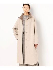 【SALE／13%OFF】アンゴラウール コンバーチブルハイネックロングコート K.T KIYOKO TAKASE コムサ ジャケット・アウター その他のジャケット・アウター ベージュ ブラック ブラウン【RBA_E】【送料無料】[Rakuten Fashion]