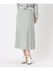 【SALE／64%OFF】【セットアップ対応】バックサテンアムンゼン幾何小紋柄 スカート COMME CA コムサ スカート その他のスカート グリーン ブラック ホワイト【RBA_E】【送料無料】[Rakuten Fashion]