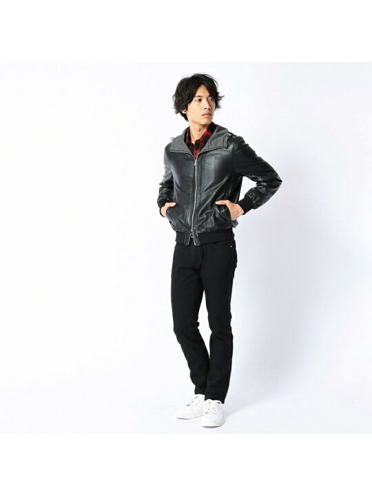 楽天市場】【SALE／50%OFF】【COMME CA MEN】オールレザーパーカ COMME 