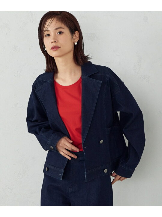 楽天市場】【SALE／80%OFF】デニムテーラードブルゾン COMME CA ISM 