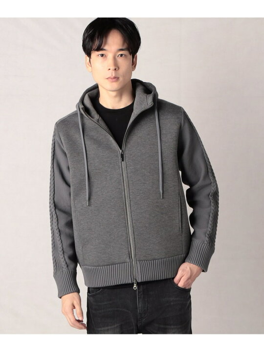 楽天市場】【SALE／43%OFF】【COMME CA MEN】ケーブルニットパーカー  