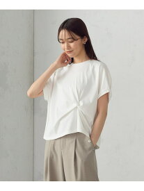 【SALE／10%OFF】【接触冷感】ツイストタックTシャツ COMME CA ISM コムサイズム トップス カットソー・Tシャツ ブルー ホワイト ブラック【RBA_E】【送料無料】[Rakuten Fashion]