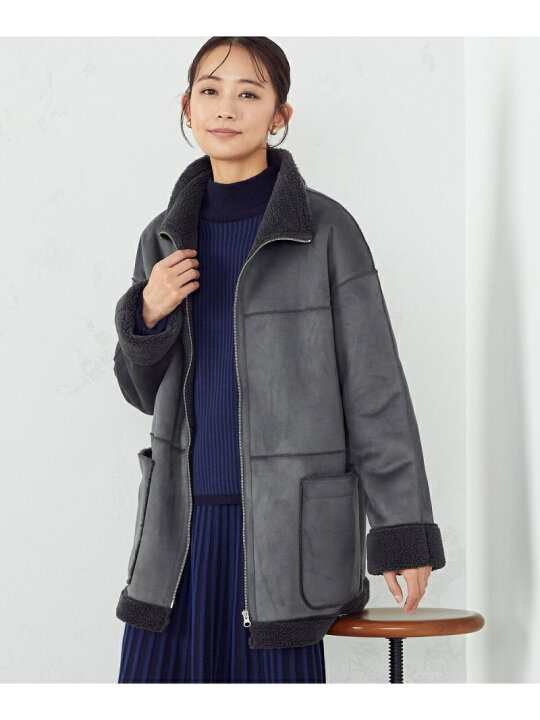 楽天市場】【SALE／90%OFF】フェイクスエードムートン COMME CA ISM 