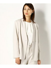 【SALE／20%OFF】[TALLサイズ]【セットアップ対応】ジョーゼットジャージー ジャケット K.T KIYOKO TAKASE TALL コムサ スーツ・フォーマル スーツジャケット ブラック グレー【RBA_E】【送料無料】[Rakuten Fashion]