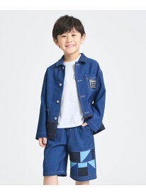 デニムライクストレッチ ジャケット COMME CA ISM コムサイズム ジャケット・アウター ブルゾン・ジャンパー ブルー【送料無料】[Rakuten Fashion]