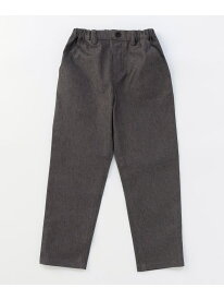 ベーシック ロングパンツ COMME CA ISM コムサイズム パンツ その他のパンツ グレー ブラック[Rakuten Fashion]