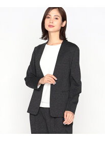 【SALE／50%OFF】【セットアップ対応】ジャージー ノーカラージャケット COMME CA ISM コムサイズム スーツ・フォーマル スーツジャケット グレー ブラック【RBA_E】【送料無料】[Rakuten Fashion]