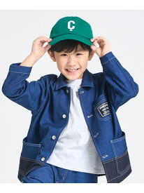 フエルトワッペン付きキャップ COMME CA ISM コムサイズム 帽子 キャップ グリーン ネイビー[Rakuten Fashion]
