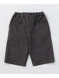 ベーシック ハーフパンツ COMME CA ISM コムサイズム パンツ その他のパンツ ブラック グレー[Rakuten Fashion]