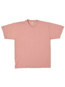 LOS ANGELES APPAREL 6.5oz GARMENT DYED CREW TEE-CORAL�y1801GD-CRL-CORAL�z