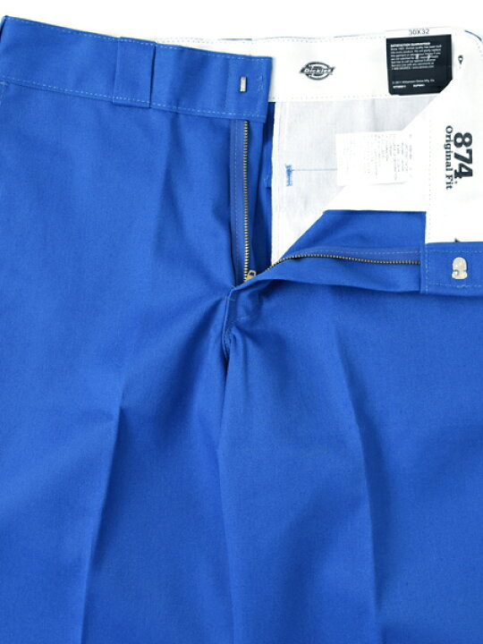 楽天市場】DICKIES 874 WORK PANT-ROYAL BLUE【874-RB-ROYAL-RB 