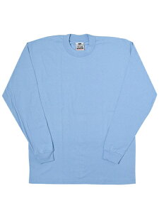 PRO CLUB HEAVY WEIGHT L/S TEE-LIGHT BLUE�yPRC1X-HWTLT-LTB-LIGHT BLUE�z
