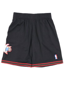 【送料無料】MITCHELL & NESS SWINGMAN SHORTS 76ERS 2000-2001【SMSHGS18248-BLACK】