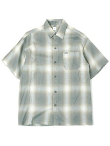 CALTOP FL PLAID S/S SHIRT LIGHT GREY/WHITEyCT-2000FS-LGYWH-LIGHT GREYz