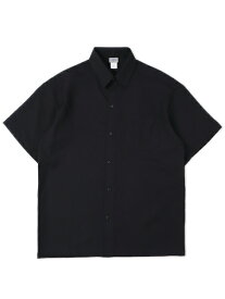 CALTOP PLAIN S/S WORK SHIRT【CT-1000PLSS-BK-BLACK】