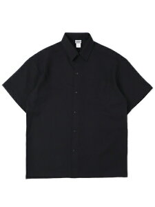 CALTOP PLAIN S/S WORK SHIRT�yCT-1000PLSS-BK-BLACK�z