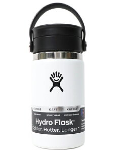 Hydro Flask COFFEE 12 OZ FLEX SIP-WHITE【5089131-01-WHITE】