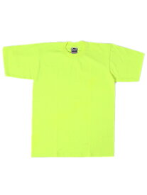 PRO CLUB HEAVY WEIGHT S/S TEE-SAFETY GREEN【PRC1X-HWTST-SGR-NEON YELLOW】