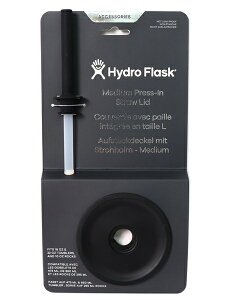 Hydro Flask MEDIUM PRESS-IN STRAW LIDy5089302-20-BLACKz