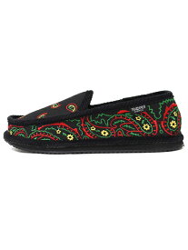 TROOPER AMERICA EMBROIDERED HOUSE SLIPPERS ROOSTER【KS-005E-RST-BLACK】