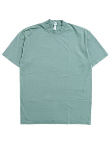 LOS ANGELES APPAREL 6.5oz GARMENT DYED CREW TEE-ATLANTIC GRN�y1801GD-AGR-SAGE�z