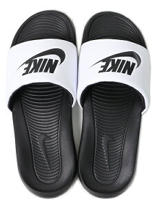 NIKE VICTORI ONE SLIDE BLACK/BLACK/WHITE�yCN9675-005-WHITE�z