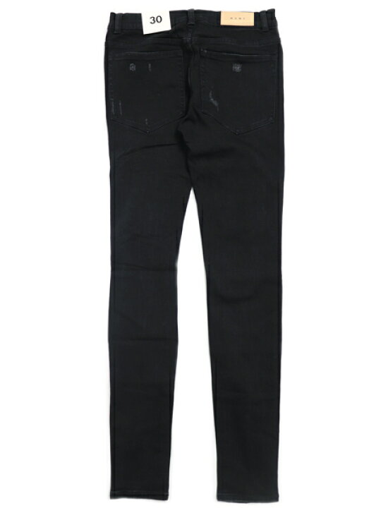 楽天市場】【送料無料】mnml X165 PAISLEY STRETCH DENIM BLACK/BLACK 