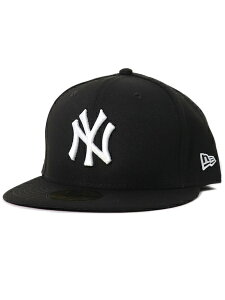 NEW ERA 59FIFTY NY YANKEES BLACK/WHITE�y14525208-BLACK�z