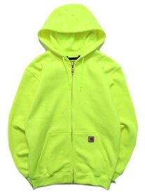 【SALE】CARHARTT MIDWEIGHT FZ HOODIE-BRIGHT LIME【K122-BLM-NEON YELLOW】